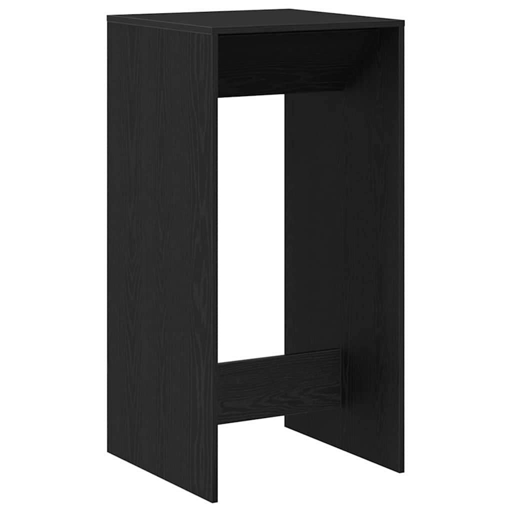 vidaXL Bar Table 51 x 50 x 103.5 cm Engineered Wood Black Oak 2
