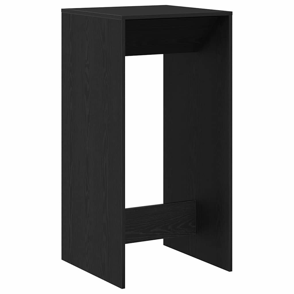 vidaXL Bar Table 51 x 50 x 103.5 cm Engineered Wood Black Oak 5