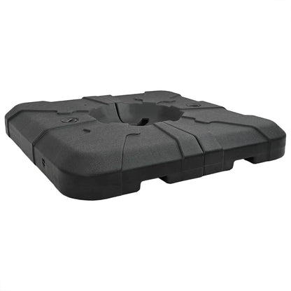 vidaXL Cantilever Umbrella Base 110 Black High-density polyethylene 2