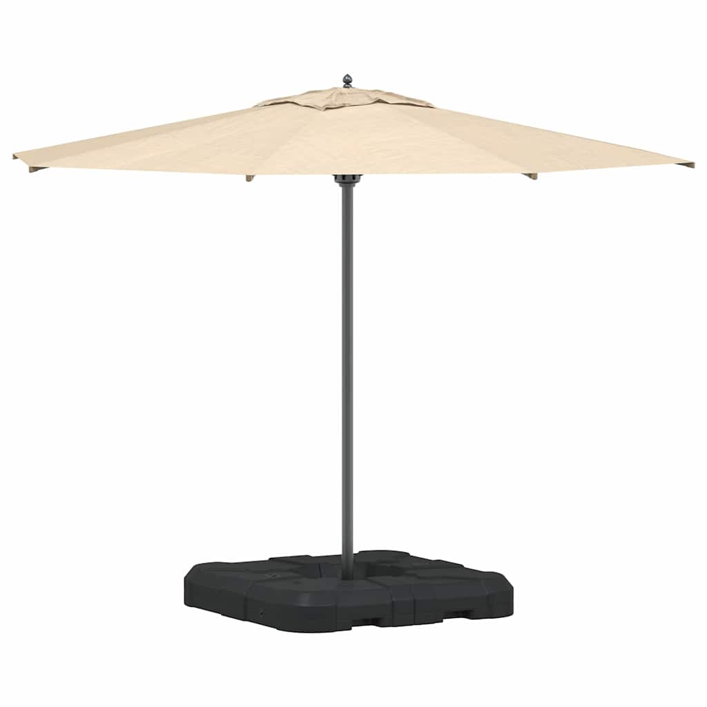 vidaXL Cantilever Umbrella Base 110 Black High-density polyethylene 3