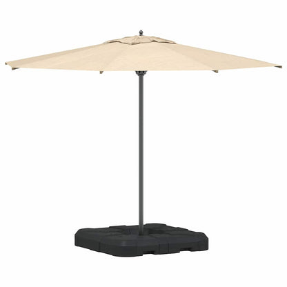 vidaXL Cantilever Umbrella Base 110 Black High-density polyethylene 3