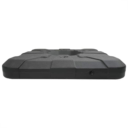 vidaXL Cantilever Umbrella Base 110 Black High-density polyethylene 6