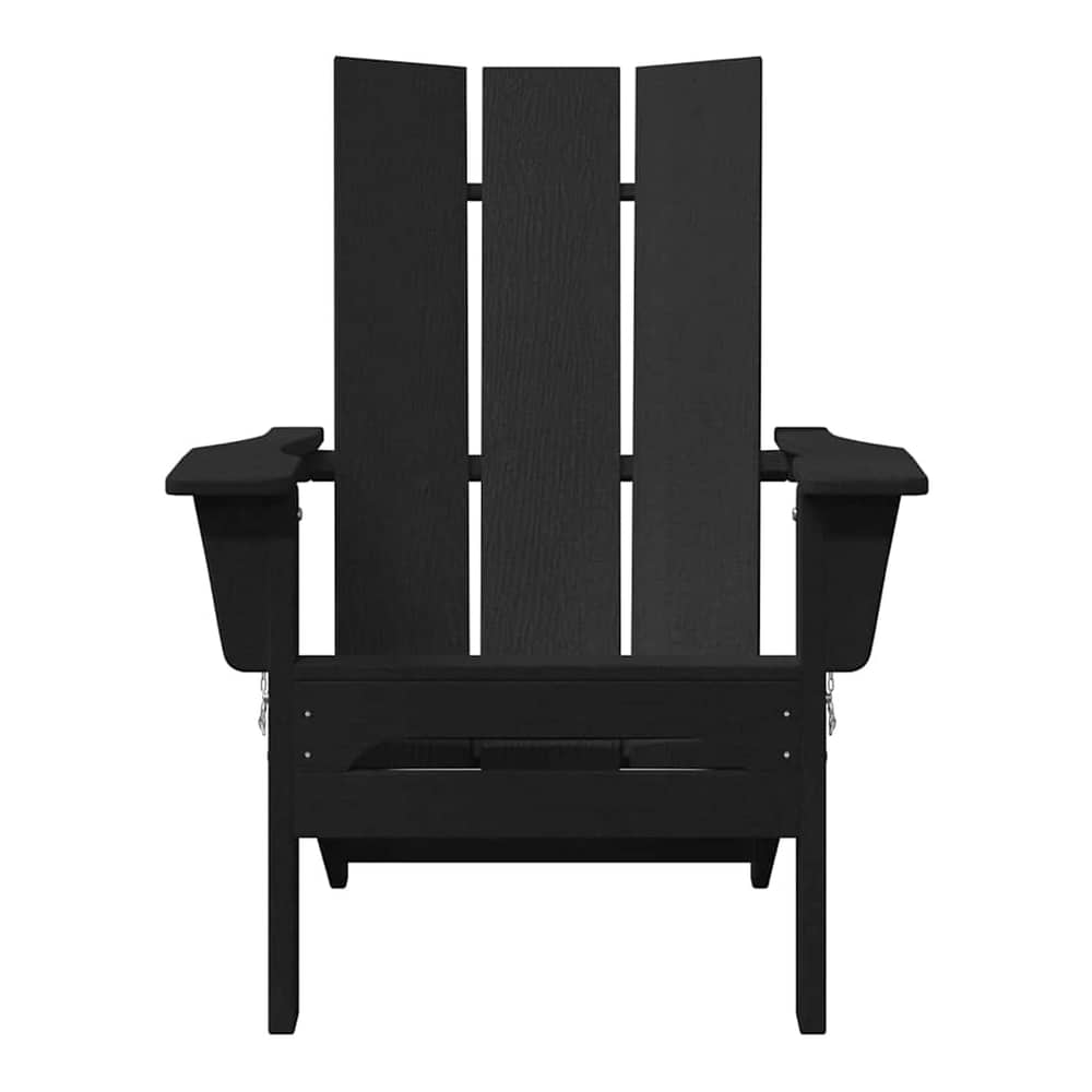 Garden Chair 2 pcs Polyethylene Black without table