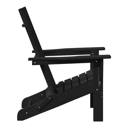 Garden Chair 2 pcs Polyethylene Black without table
