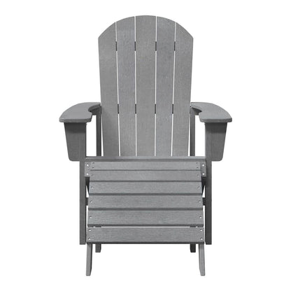 Garden Chair 2 pcs Polyethylene Light grey without table