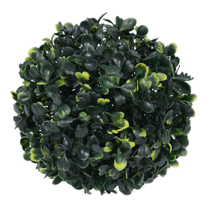 Artificial Boxwood Balls with LED Lights 2 pcs Green 12 cm