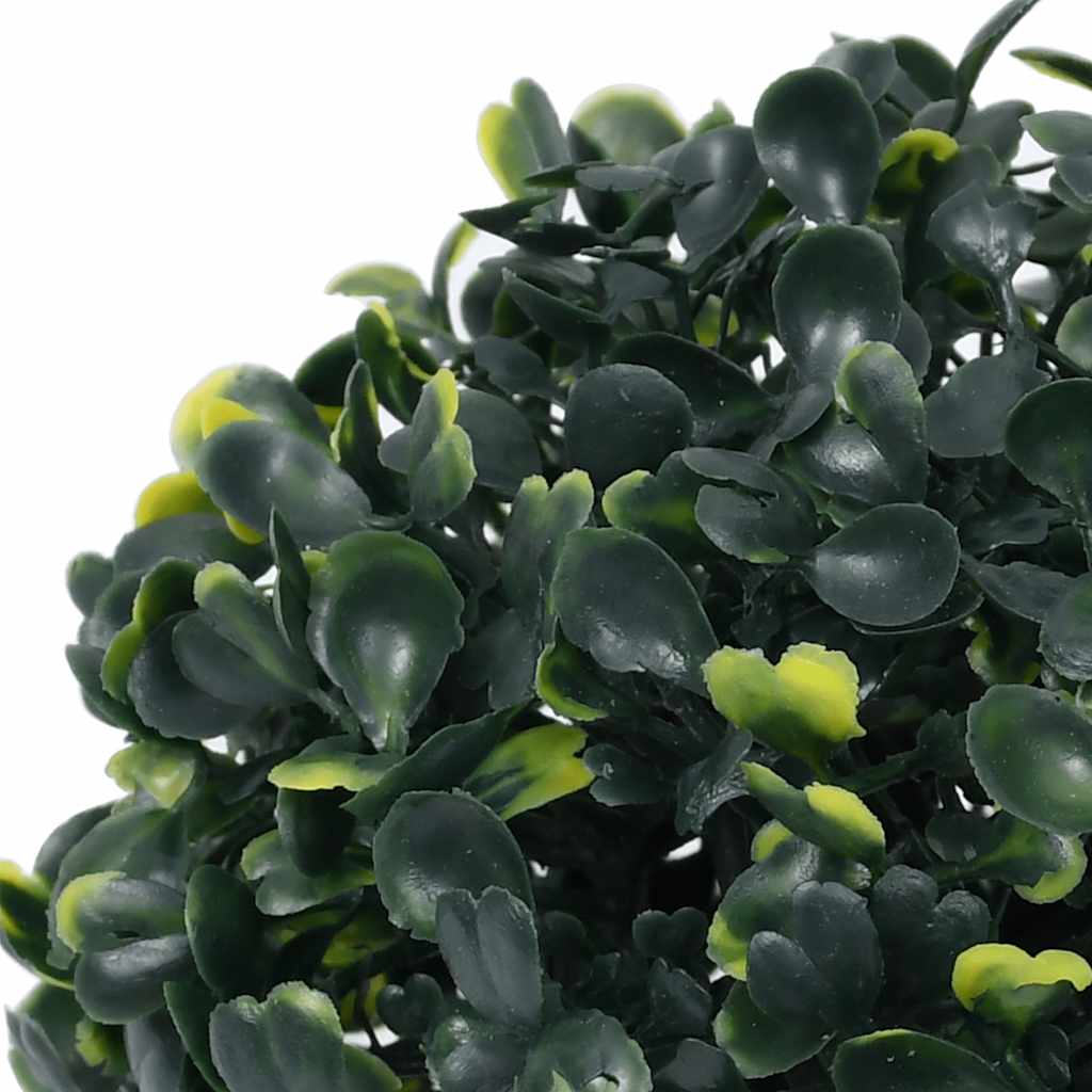 vidaXL Artificial Boxwood Balls with LED Lights 4 pcs Green 12 cm 3