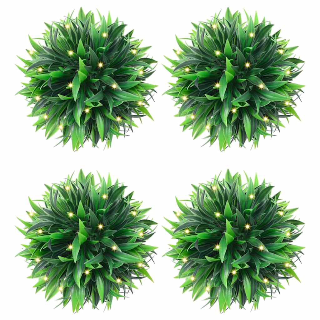 vidaXL Artificial Boxwood Ball | Green | Polyethylene | Small | Solar 1