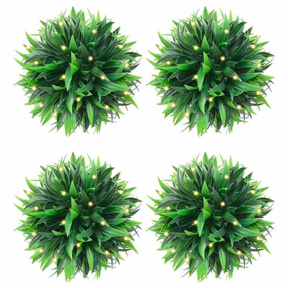 vidaXL Artificial Boxwood Ball | Green | Polyethylene | Small | Solar 1