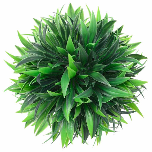 Artificial Boxwood Balls with LED Lights 2 pcs Green 15 cm