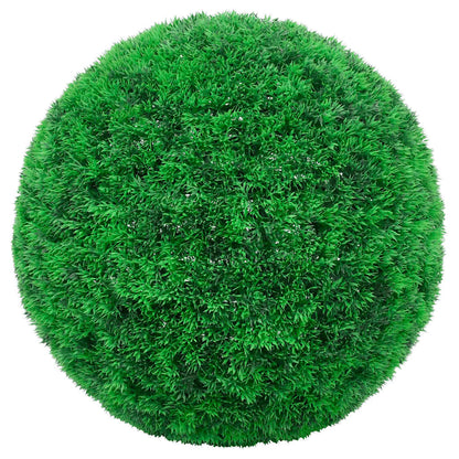 vidaXL Artificial Boxwood Balls with LED Lights 2 pcs Green 35 cm 2