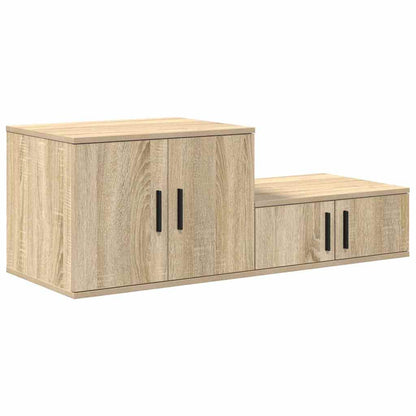 vidaXL Storage Cabinet 2 pcs Sonoma Oak 108 x 41 x 40 cm 5
