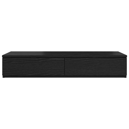 vidaXL Bed Drawers Black Oak 80 x 36.5 x 16.5 cm Engineered Wood 6
