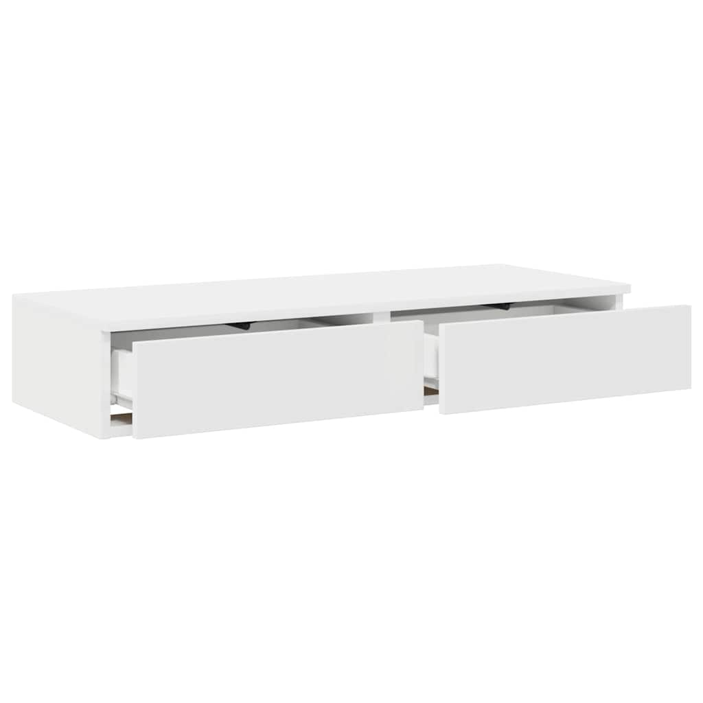 vidaXL Bed Drawers White 90 x 36.5 x 16.5 cm Engineered Wood 5