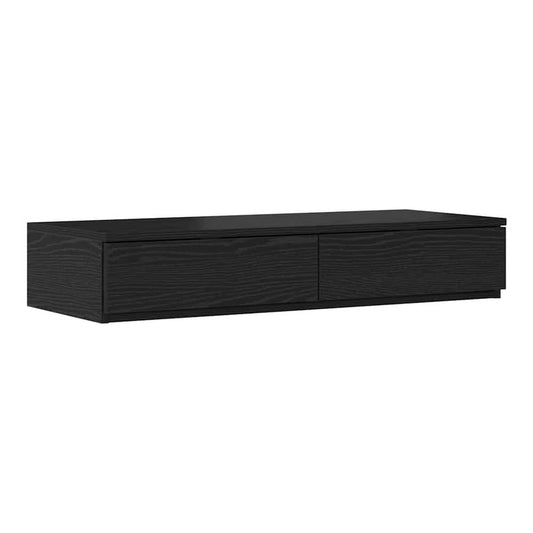 Bed Drawers Engineered Wood Black oak