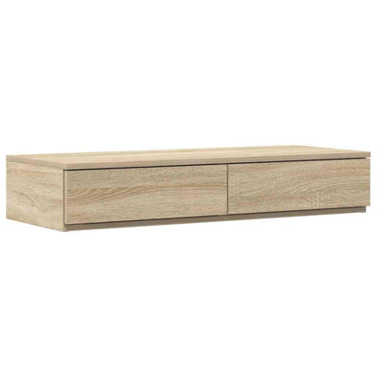 vidaXL Bed Drawers Sonoma Oak 75 x 36.5 x 16.5 cm Engineered Wood 2