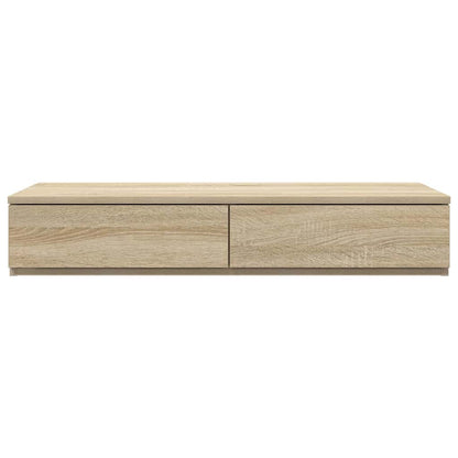 vidaXL Bed Drawers Sonoma Oak 75 x 36.5 x 16.5 cm Engineered Wood 6