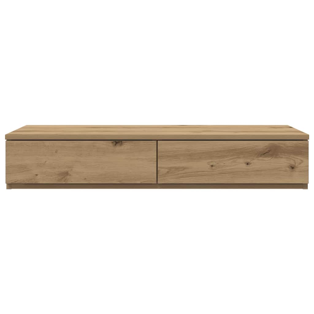 vidaXL Bed Drawers Artisan Oak 75 x 36.5 x 16.5 cm Engineered Wood 6