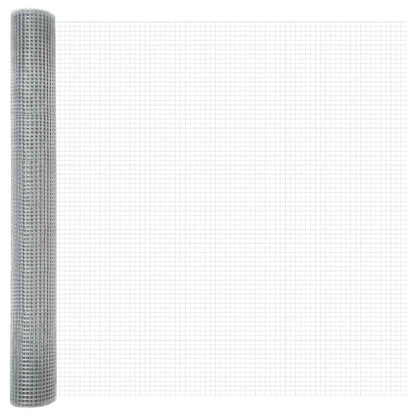 vidaXL Welded Wire Fence 5000 x 100 cm Silver 2