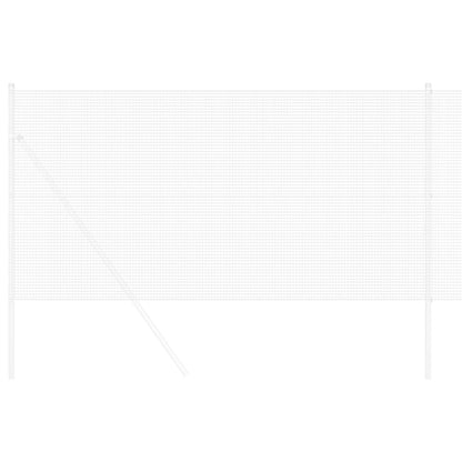 vidaXL Welded Wire Fence 5000 x 100 cm Silver 3