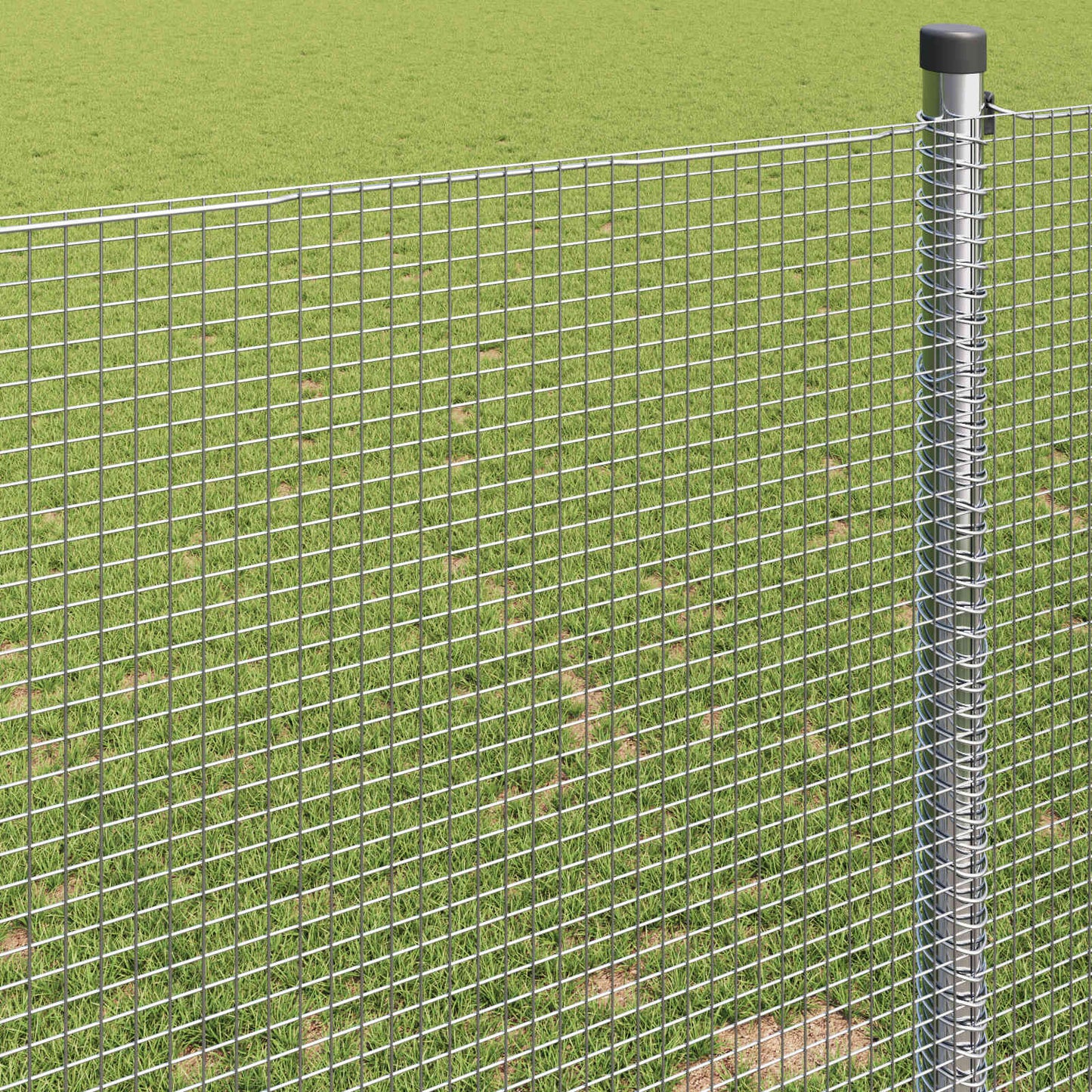 vidaXL Welded Wire Fence 10000 x 50 cm Silver 4