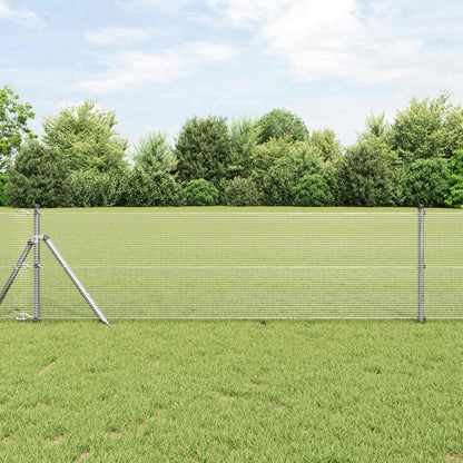 vidaXL Welded Wire Fence 10000 x 50 cm Silver 1