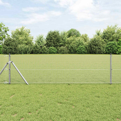 vidaXL Welded Wire Fence 10000 x 50 cm Silver 1