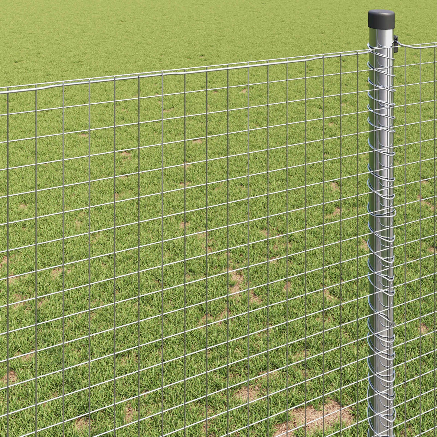 vidaXL Welded Wire Fence 10000 x 50 cm Silver 4