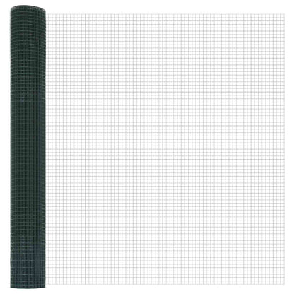 vidaXL Welded Wire Fence 2500 x 120 cm Green 1