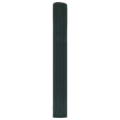 vidaXL Welded Wire Fence 2500 x 120 cm Green 2
