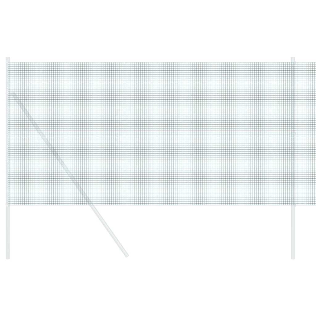 vidaXL Welded Wire Fence 5000 x 100 cm Green 3