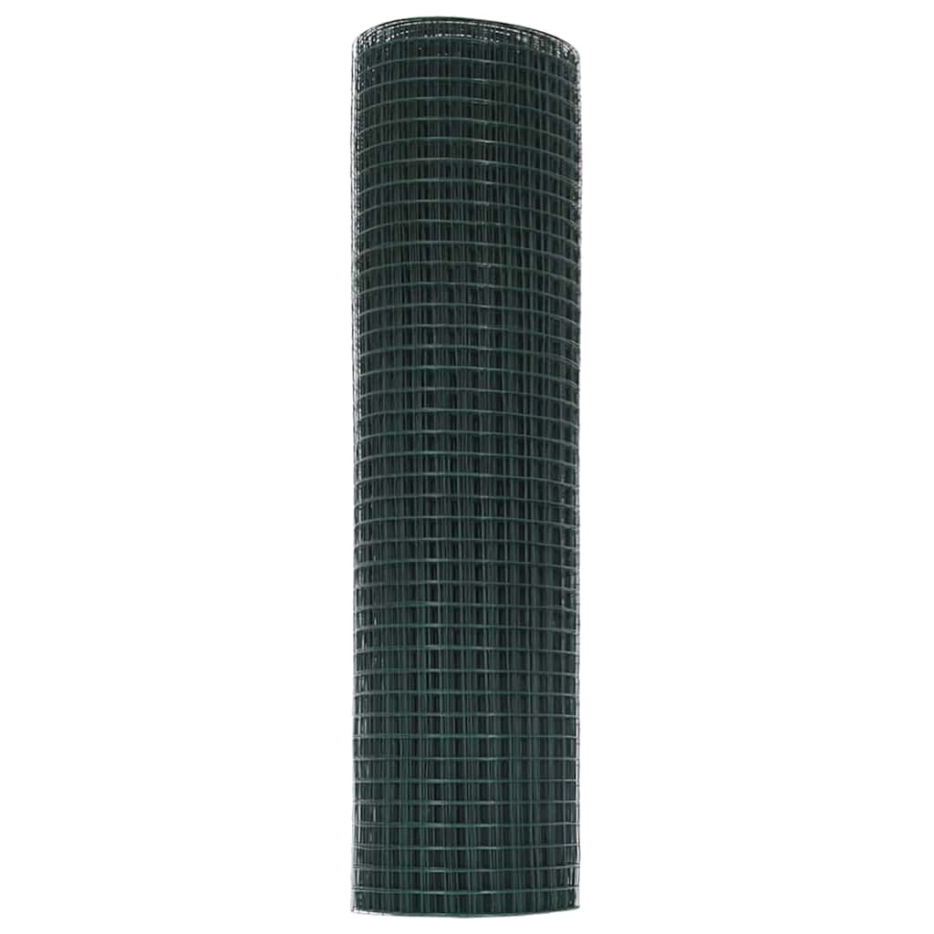 vidaXL Welded Wire Fence 10000 x 50 cm Green 6