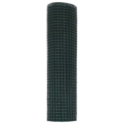 vidaXL Welded Wire Fence 10000 x 60 cm Green 6
