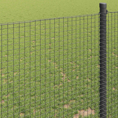 vidaXL Welded Wire Fence 2500 x 120 cm Grey 4