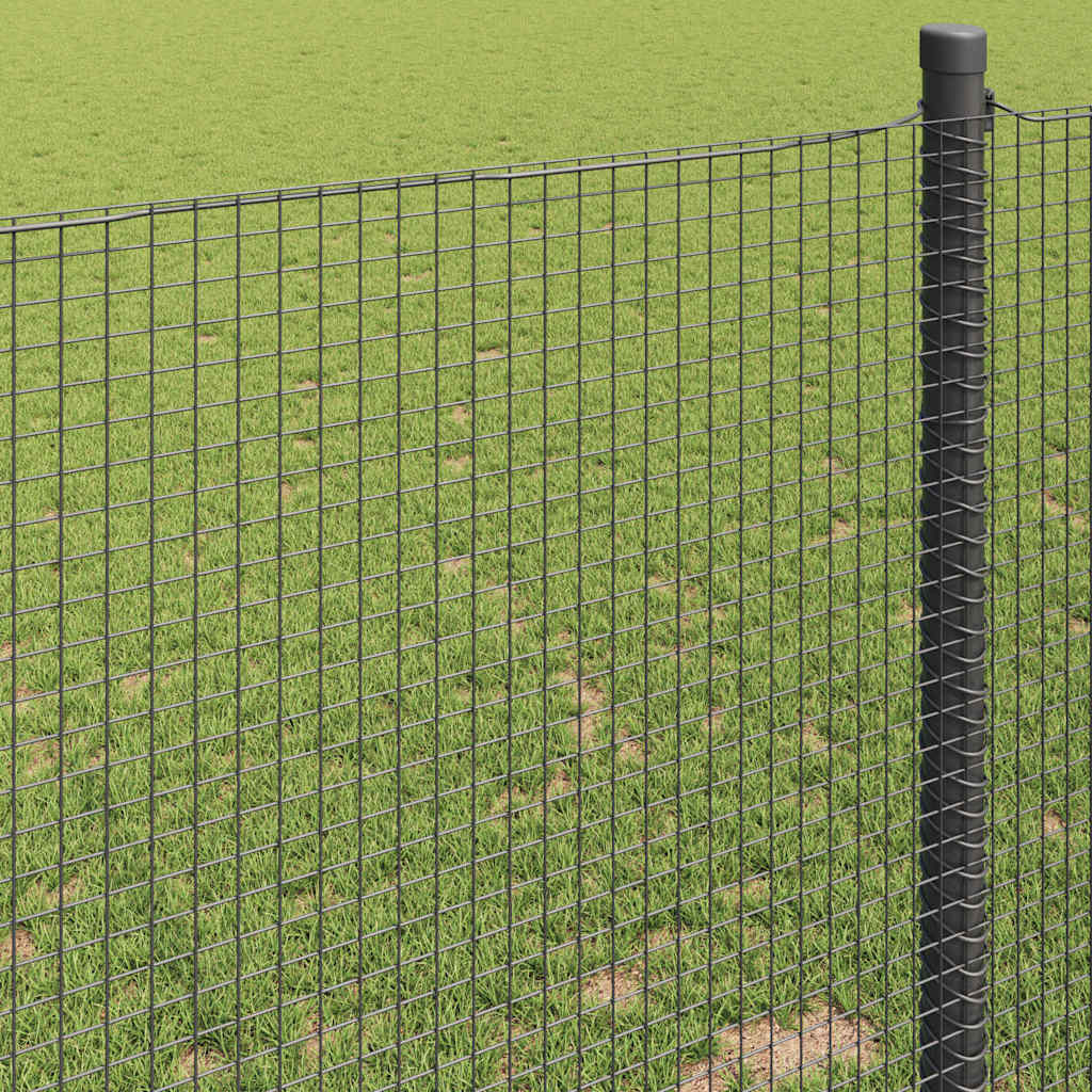 vidaXL Welded Wire Fence 5000 x 100 cm Grey 4