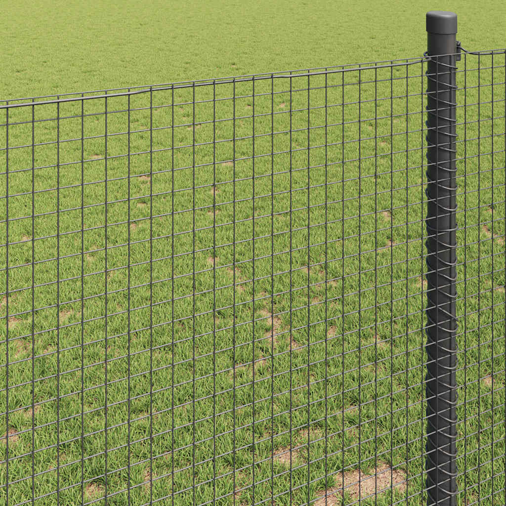 vidaXL Welded Wire Fence 10000 x 50 cm Grey 4