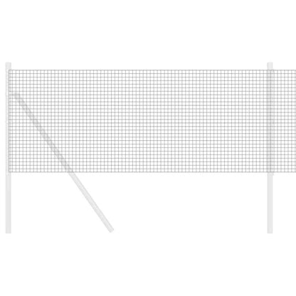 vidaXL Welded Wire Fence 10000 x 50 cm Grey 3