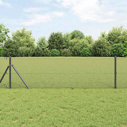 vidaXL Welded Wire Fence 10000 x 60 cm Grey 1