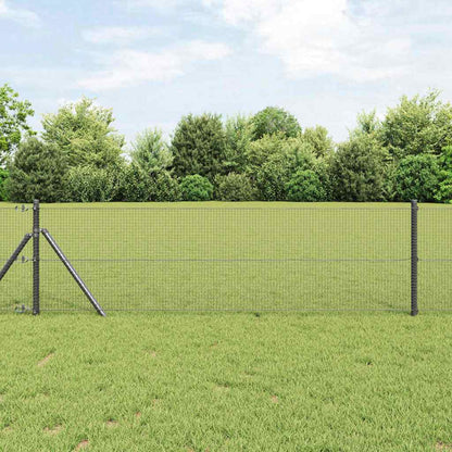 vidaXL Welded Wire Fence 10000 x 60 cm Grey 1
