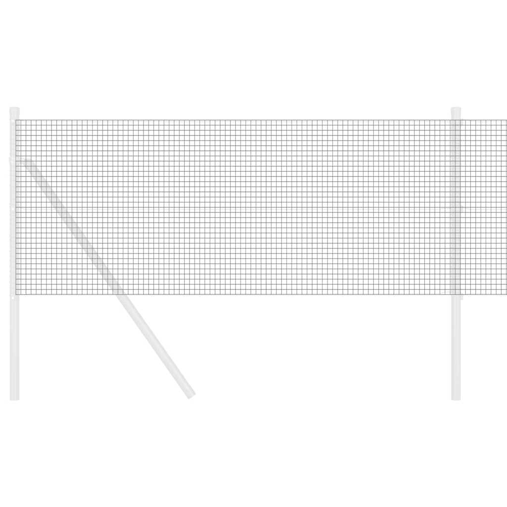vidaXL Welded Wire Fence 10000 x 60 cm Grey 3