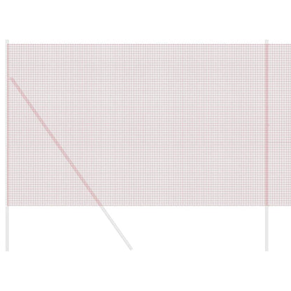 vidaXL Welded Wire Fence 2500 x 150 cm Red 3