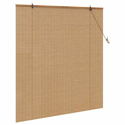 vidaXL Roller Blind Brown 150 x 160 cm Bamboo 4