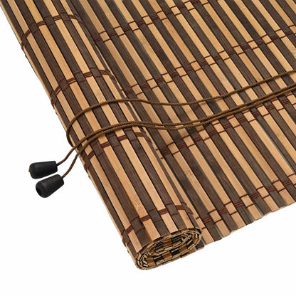 vidaXL Roller Blind Brown 150 x 220 cm Bamboo 2