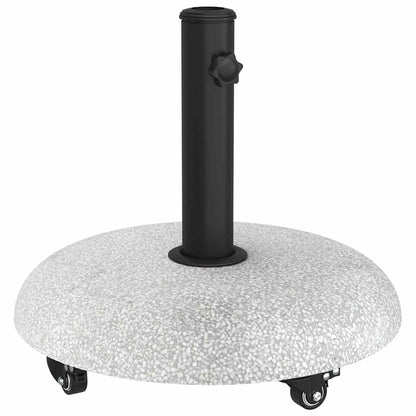 vidaXL Parasol Base 21 kg Light Grey Concrete Round 2