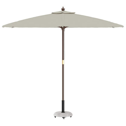 vidaXL Parasol Base 21 kg Light Grey Concrete Round 3
