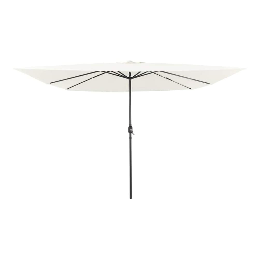 Garden Parasol 295 x 295 x 245 cm Polyester and Steel Sand