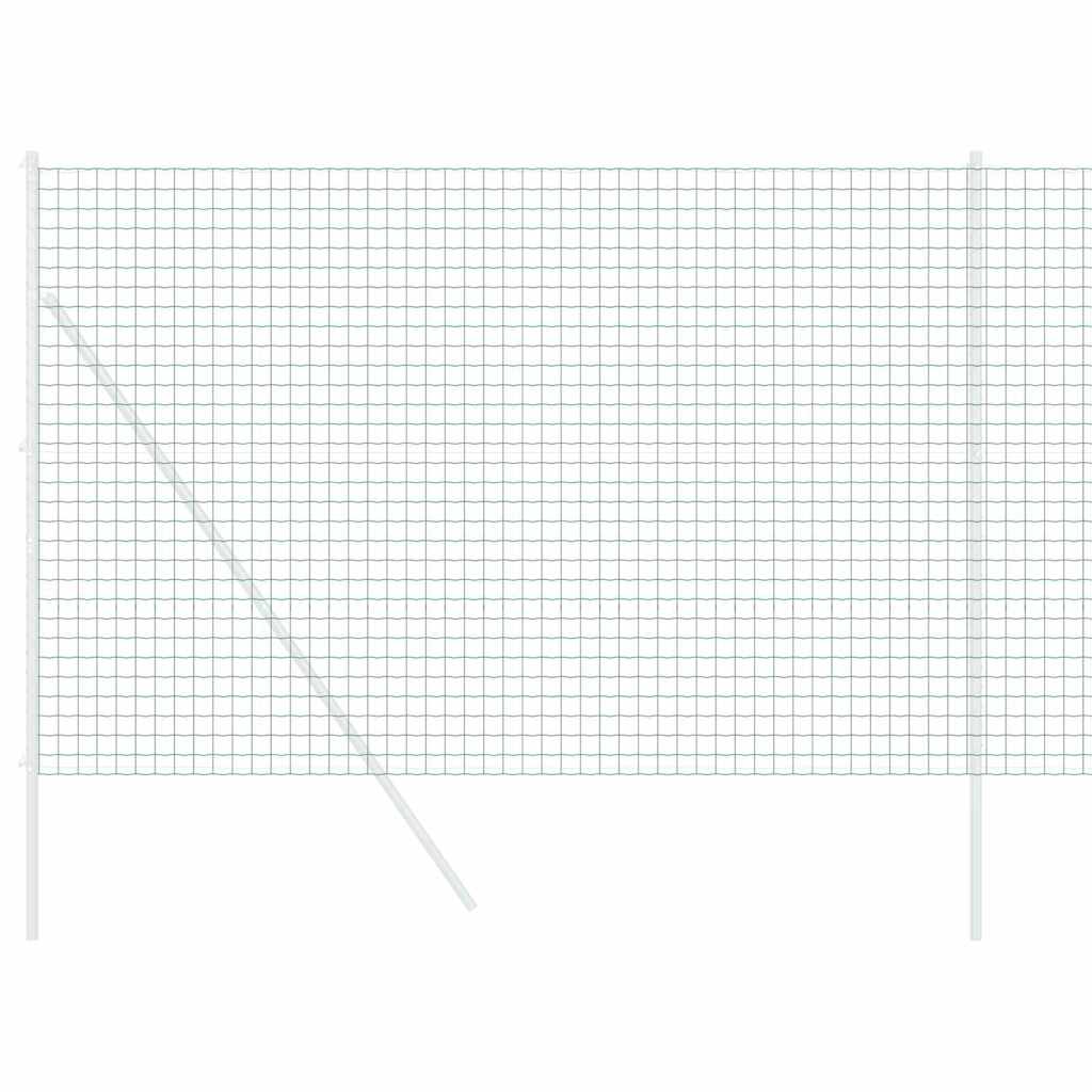 vidaXL Euro Fence 1.5 x 10 m PVC-coated iron Green 3