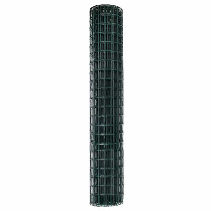 vidaXL Euro Fence 1.6 x 10 m PVC-coated iron Green 6