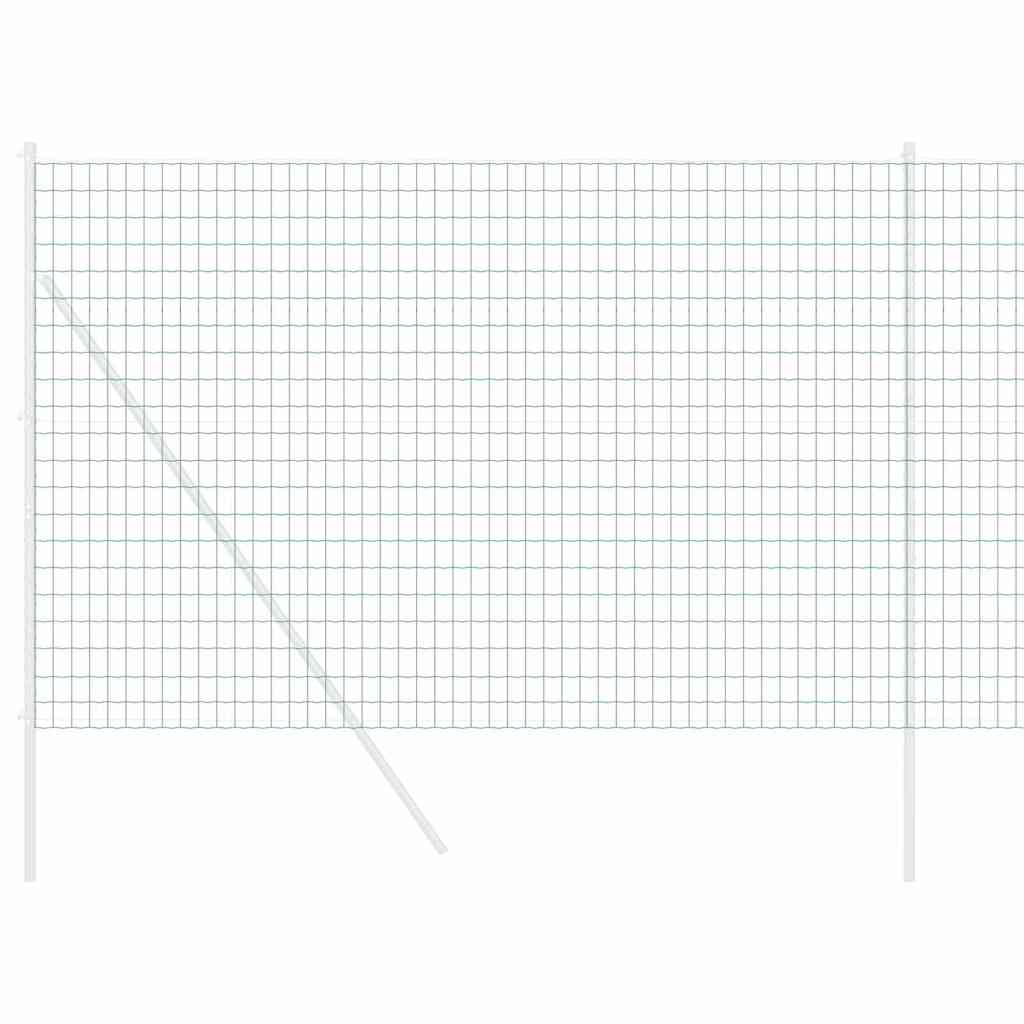 vidaXL Euro Fence 1.6 x 10 m PVC-coated iron Green 3