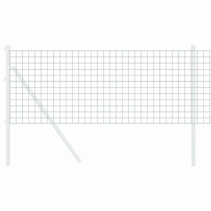 vidaXL Euro Fence 0.6 x 25 m PVC-coated iron Green 3